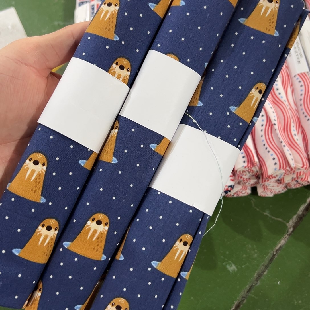 3根品牌原单纯棉府绸45*110厘米一根