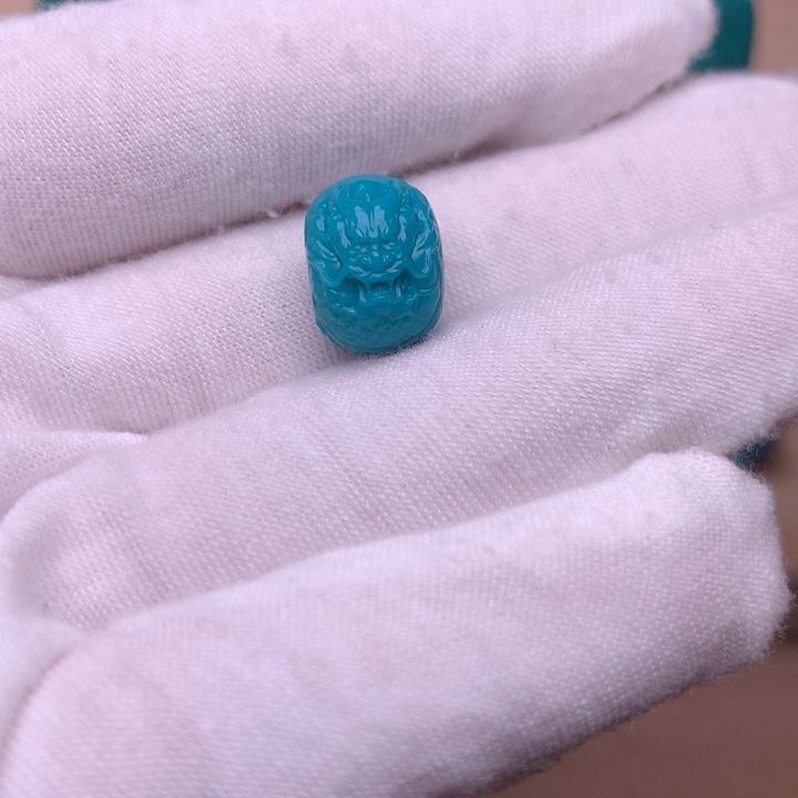 绿松石龙鼓珠13未镶嵌