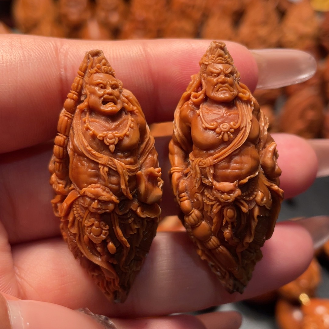 【闪购商品】手串/手链橄榄核哼哈二将