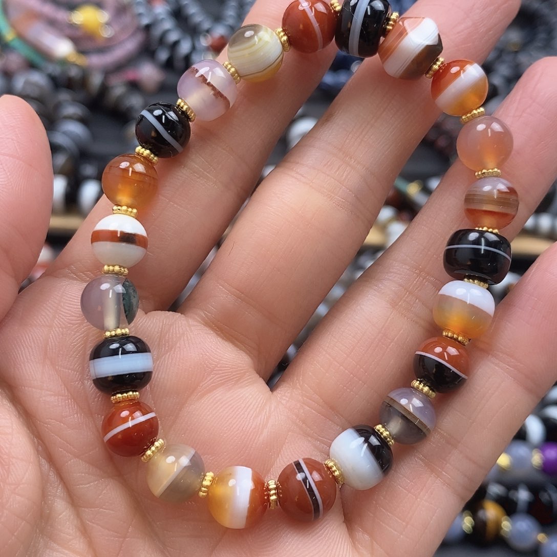 玛瑙/玉髓玛瑙手串未镶嵌