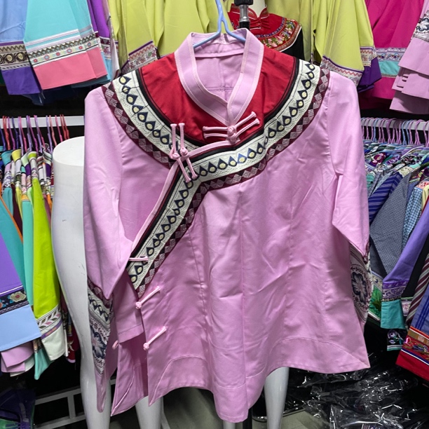 布依族壮族少数民族服饰 国风传统女士服装