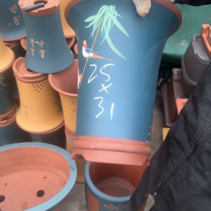 紫砂花盆紫砂花盆