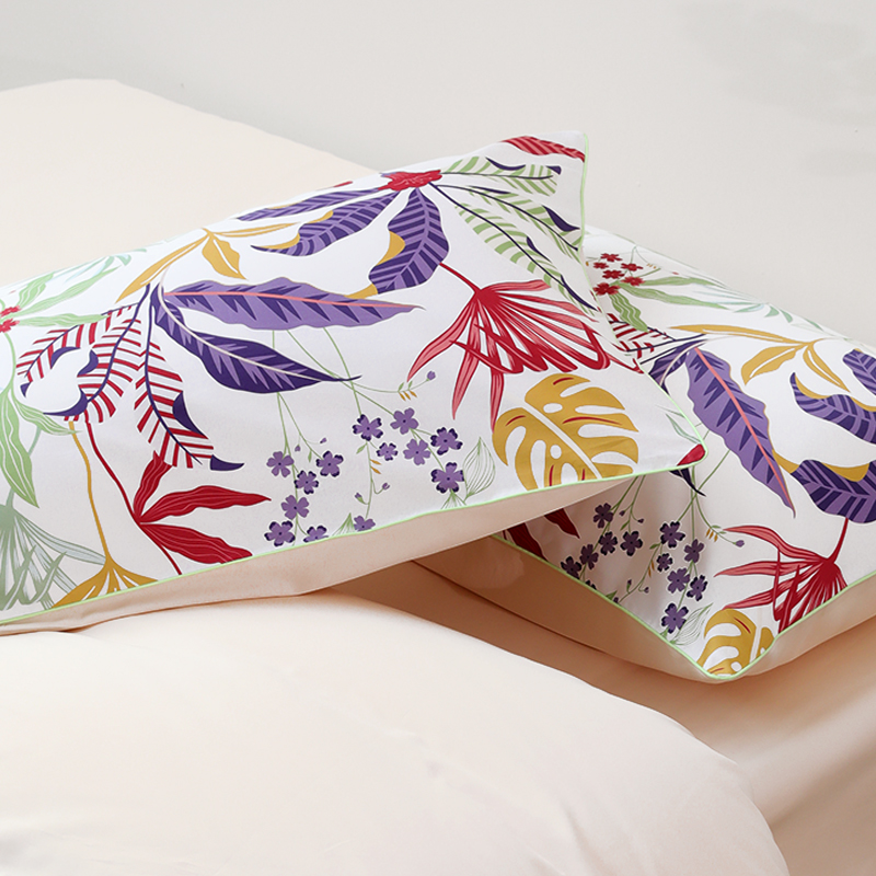 [花戒指]精选！法式浪漫-纯棉印花枕套-雨林狂想曲