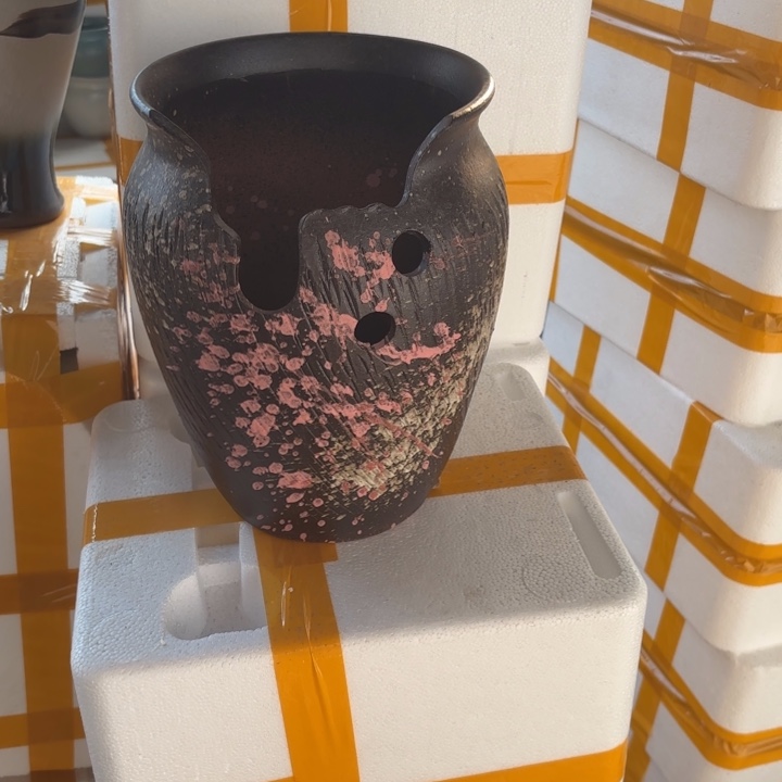 红陶花盆 口径 高度 