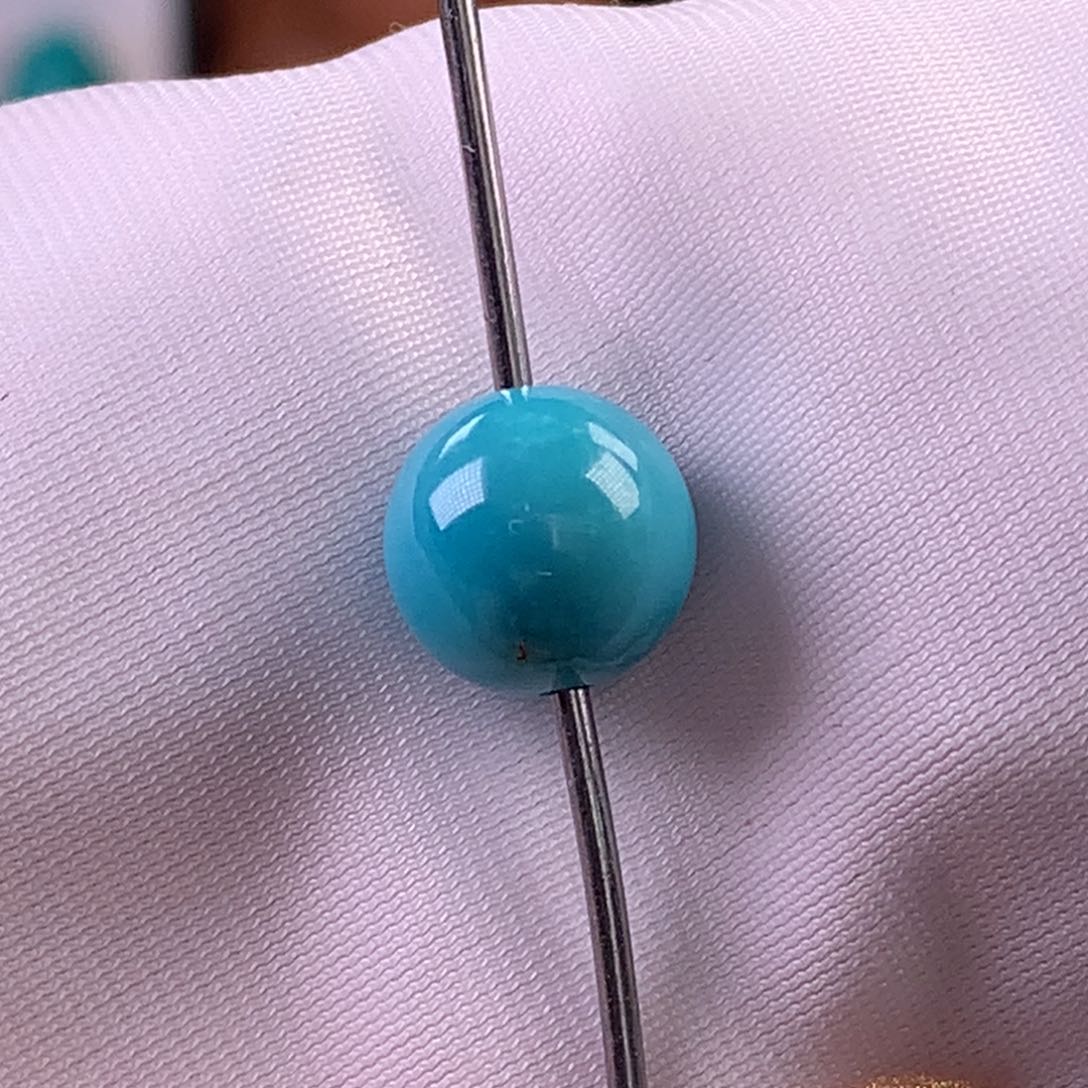 绿松石未镶嵌珠宝奇石8.8mm