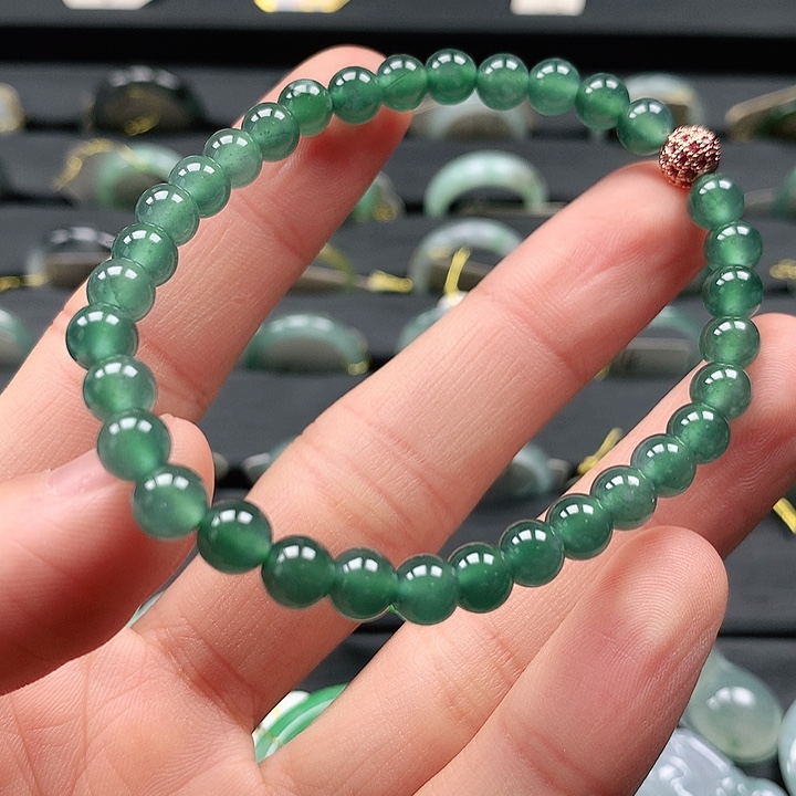 翡翠手链未镶嵌手链