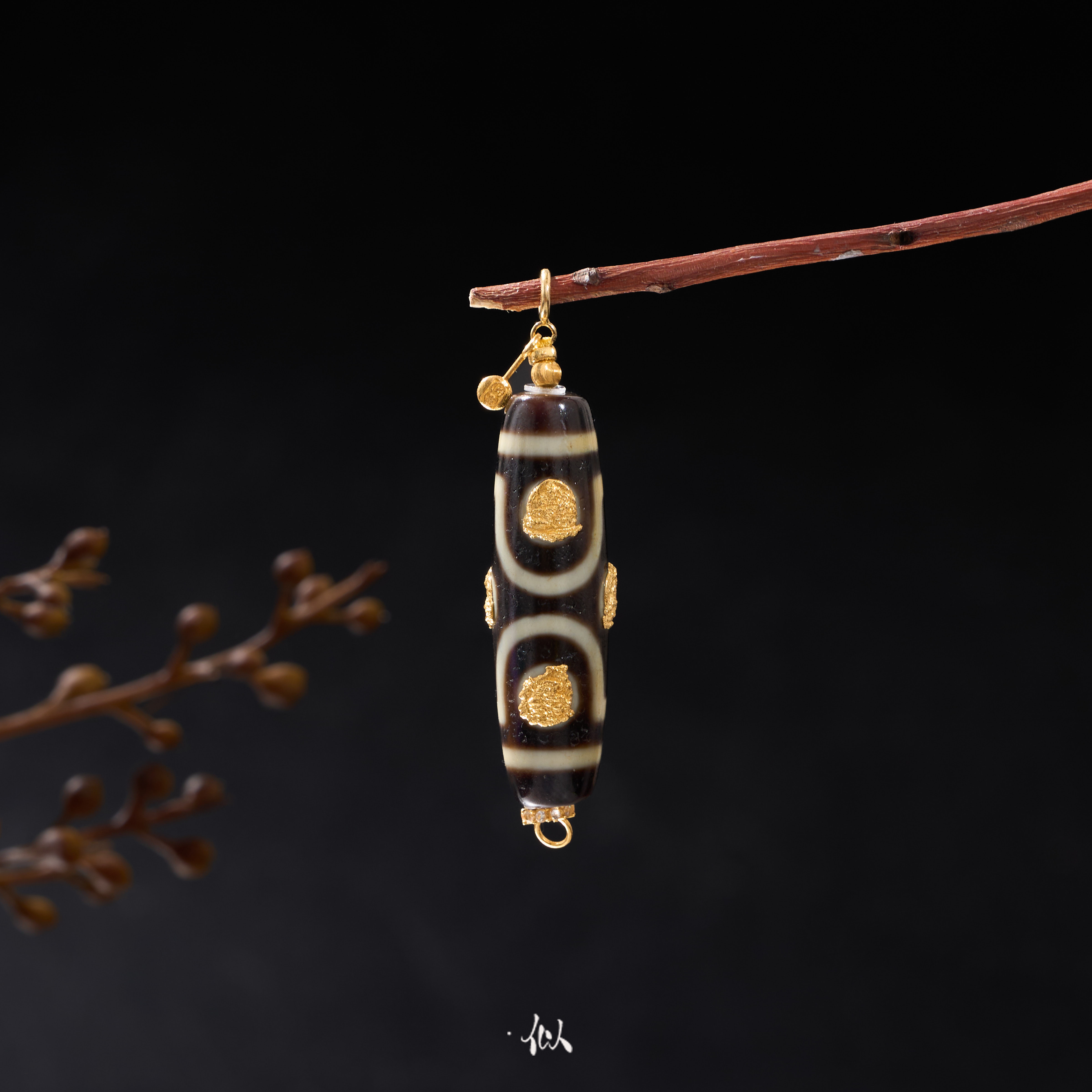 【顺缘】·似梓珠宝· 18K六眼吊坠  XYGD317054-C