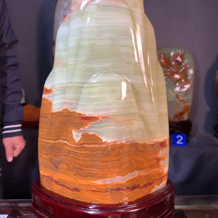 石材天然原石摆件