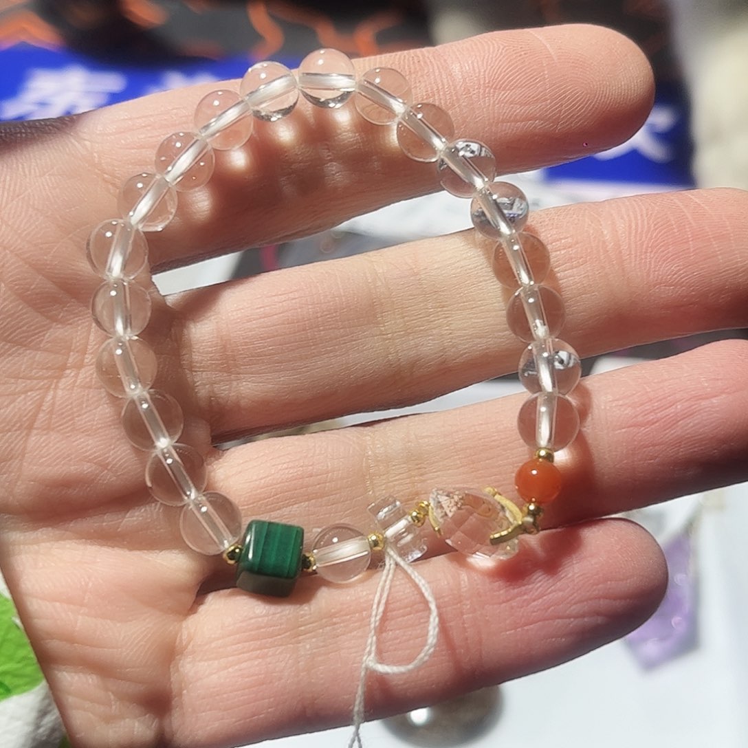 水晶天然水晶微瑕未镶嵌