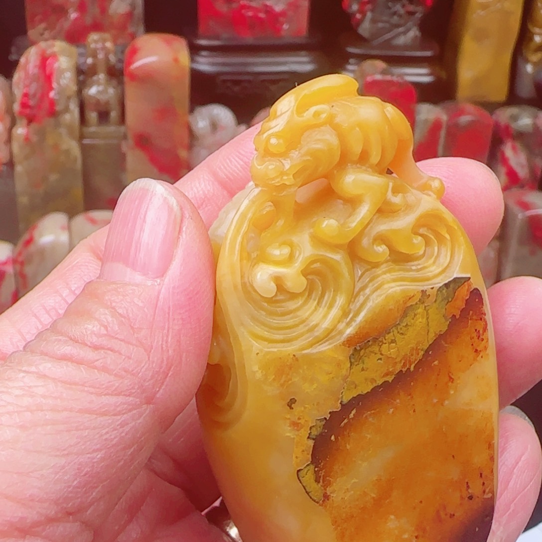 昌化石田黄石印章