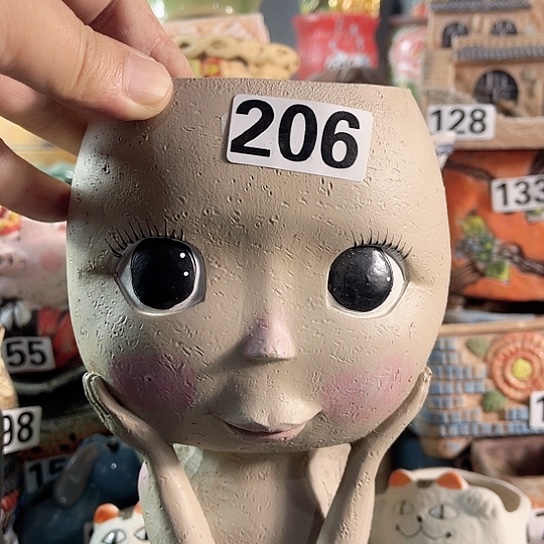 红陶多肉植物花盆