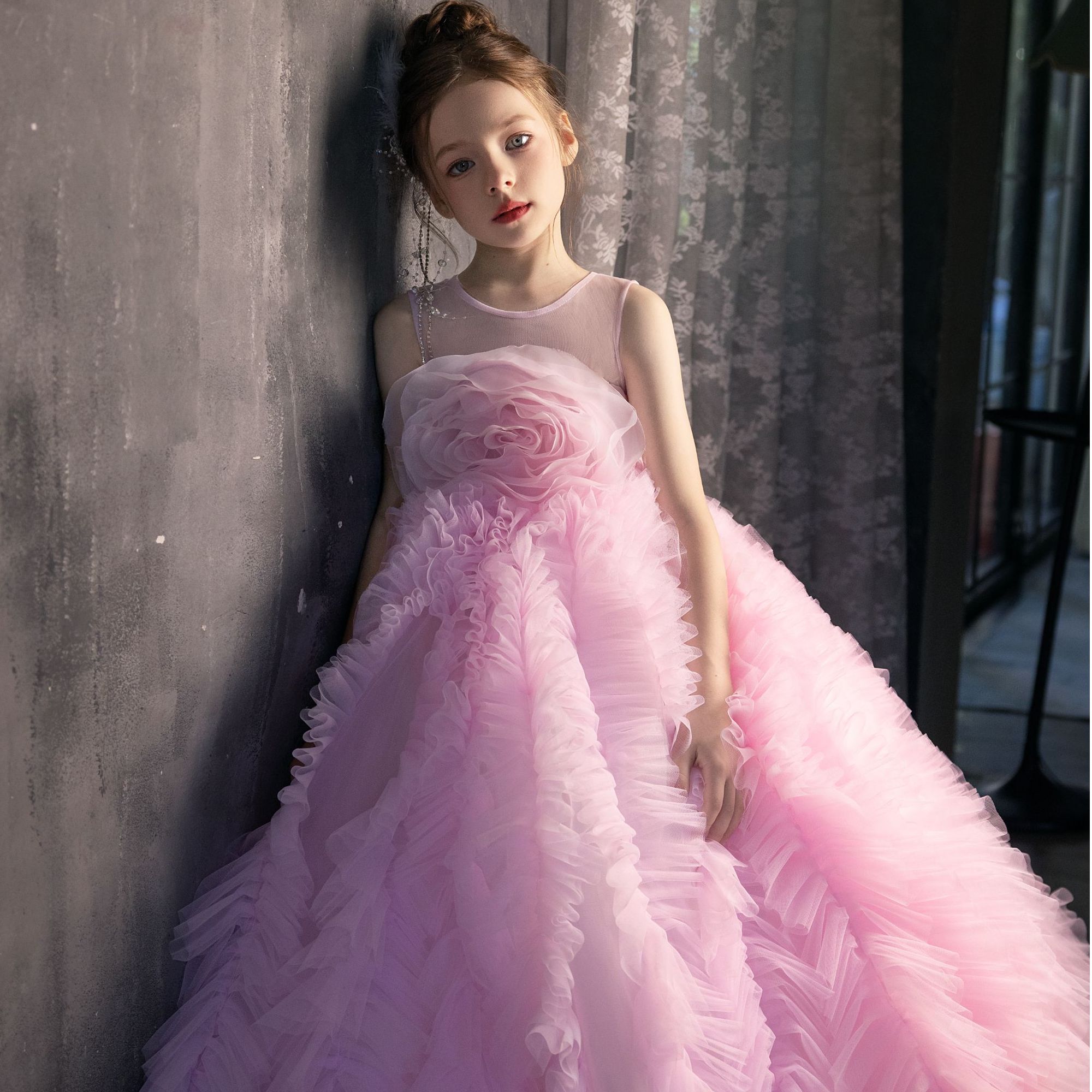 公主风公主女B类A类礼服礼服长款蓬蓬裙显瘦服装年会生日