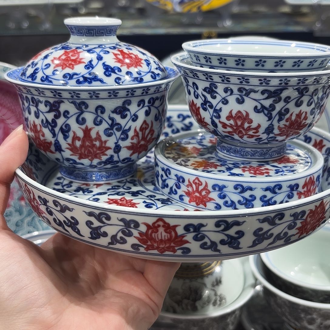 瓷片景德镇瓷器艺术半手