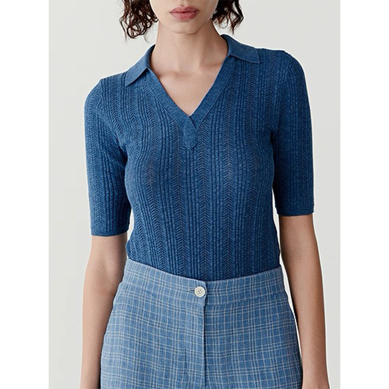 原单非市面货！“小禾植物染”棉套头针织衫 8036