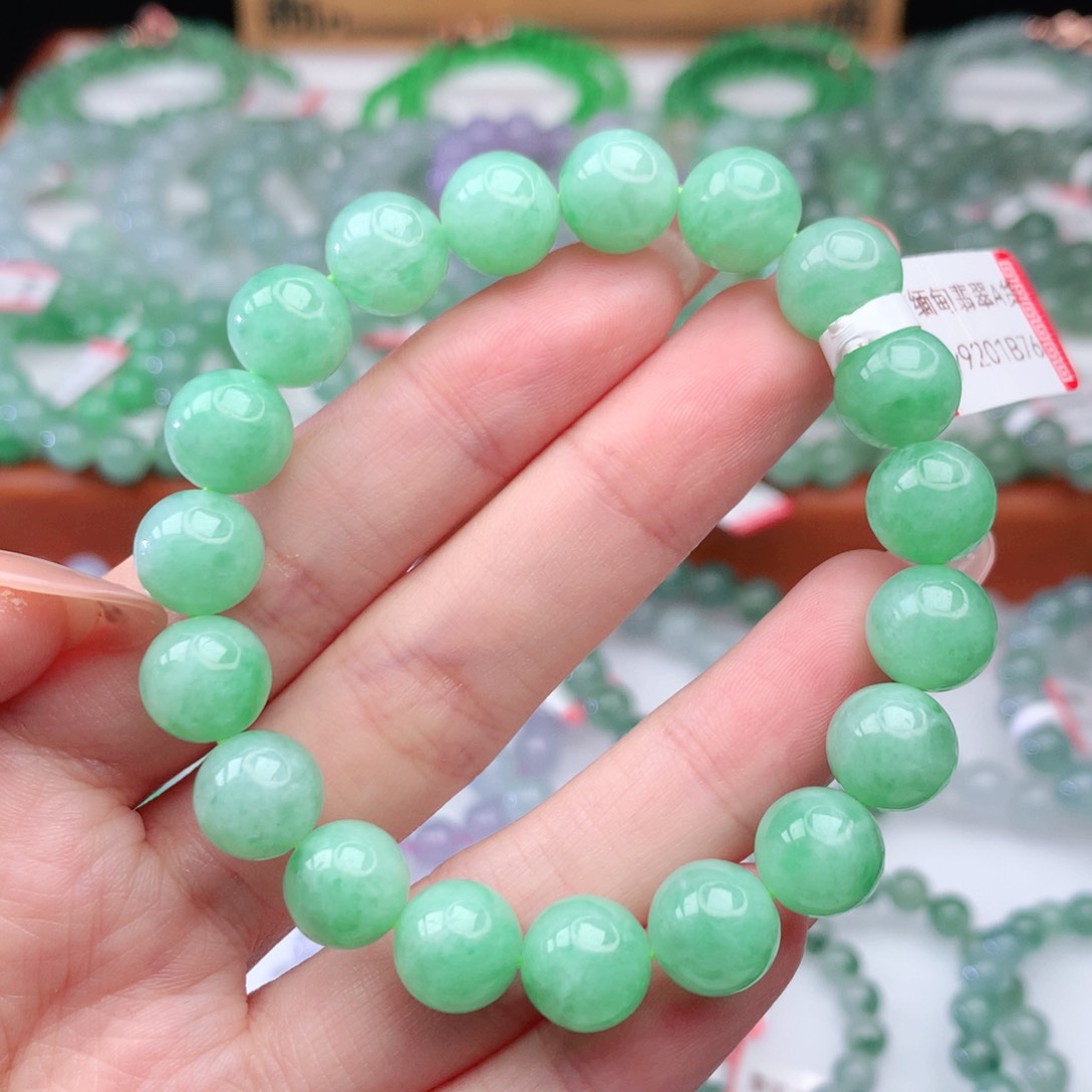 翡翠手链未镶嵌翡翠10mm
