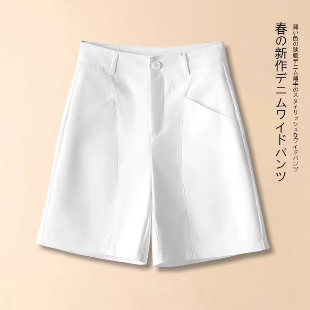 5821款2025夏季新款显瘦高腰时尚百搭休闲短裤