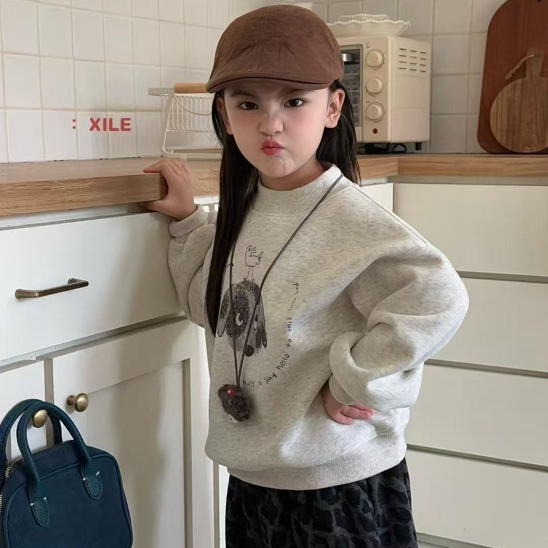 【小羽毛特价款】2025秋冬季儿童时尚韩版潮流男女童休闲百搭棉服