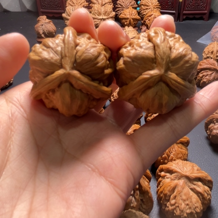 蛙蛙三棱正奔38尺寸工艺核桃