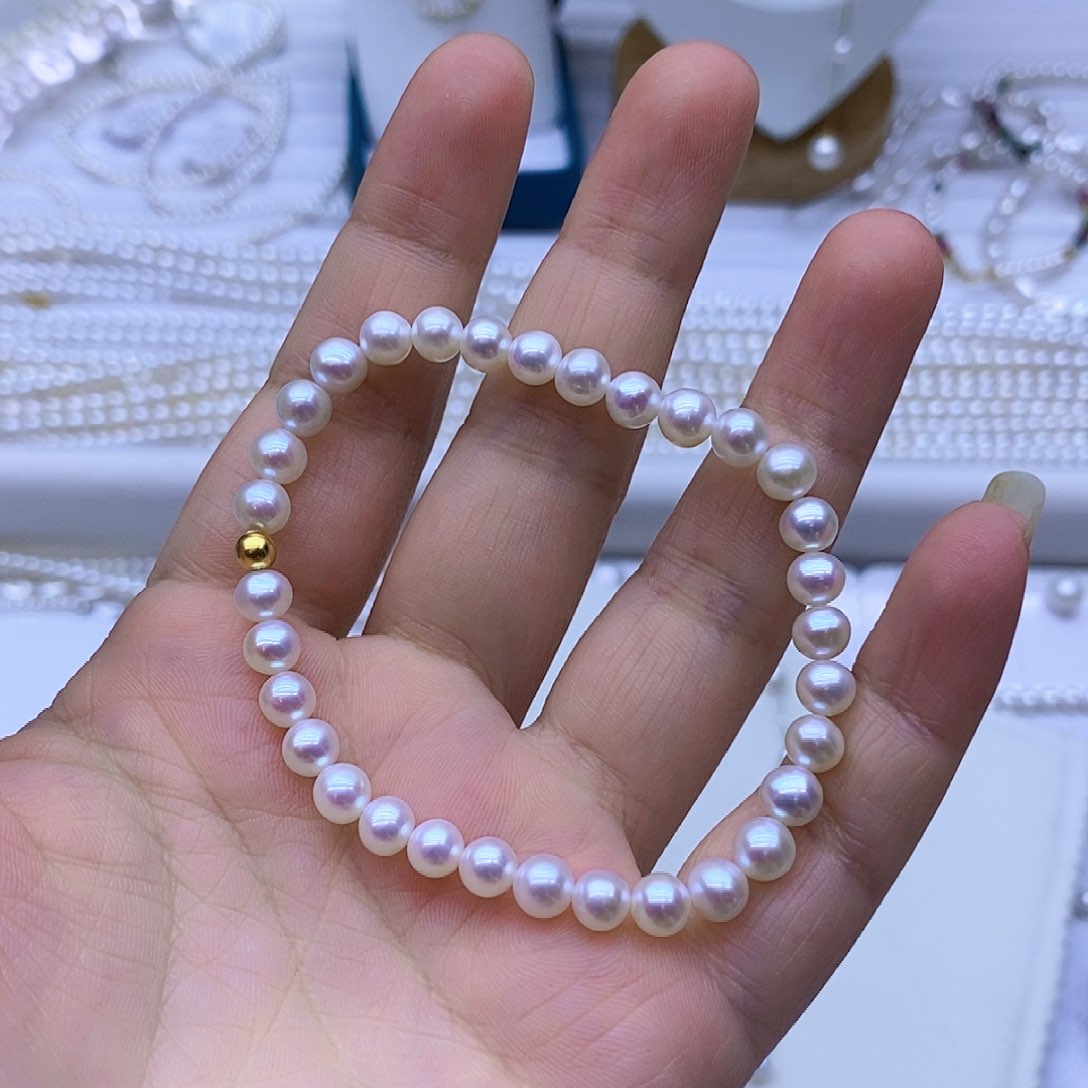 淡水珍珠银S925镶嵌颈饰初*?