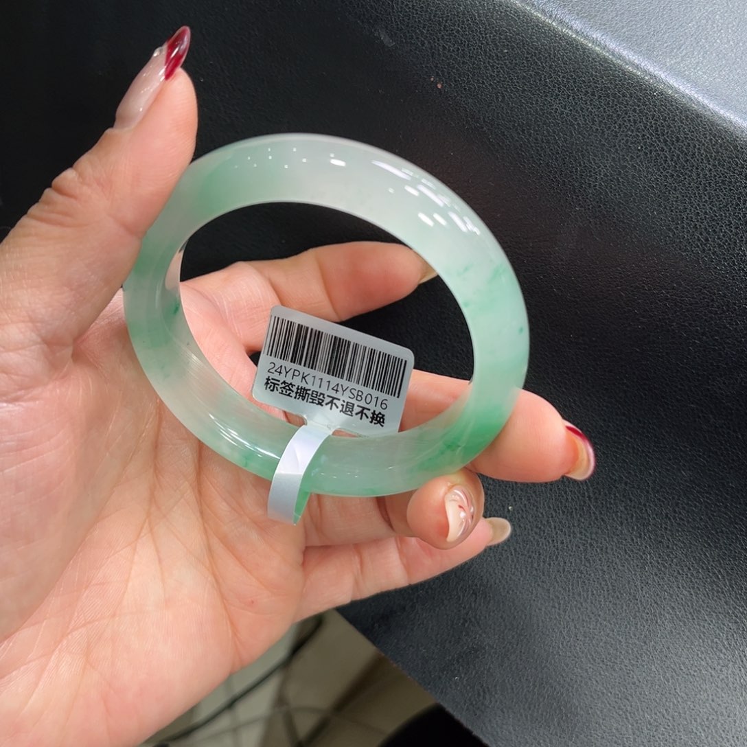 石英质玉手镯未镶嵌碧*➕小玥54.8