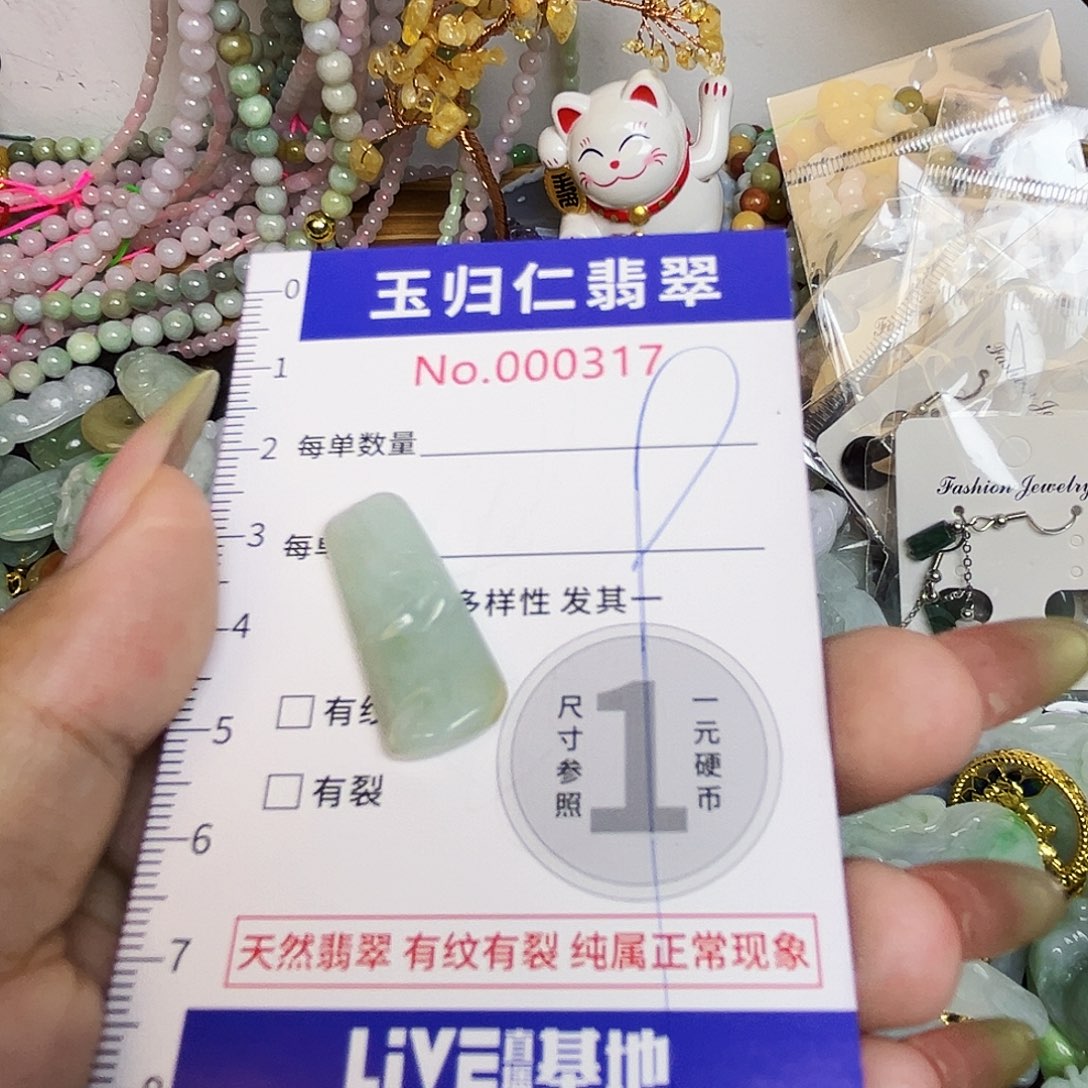 翡翠未镶嵌项圈111