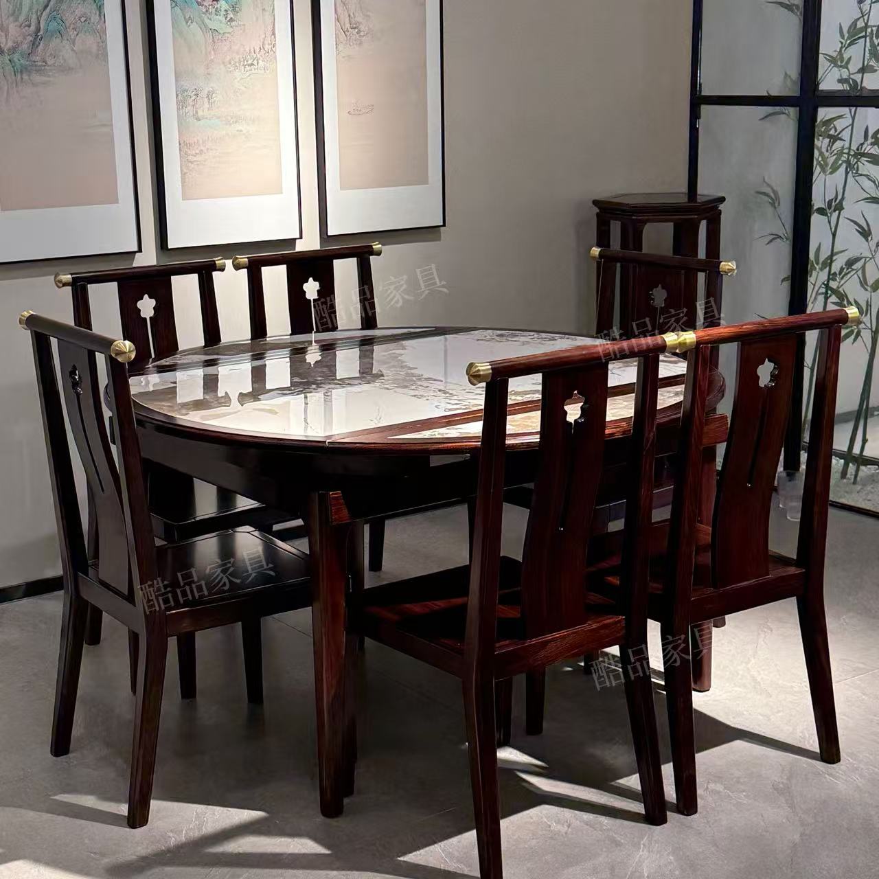 【乌金木】831-1餐台1380*870*750