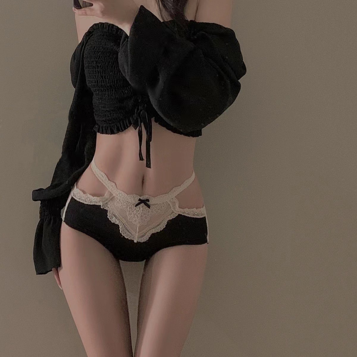 低腰纯欲禁欲系诱惑情趣性感舒适野漫内衣豹纹大码美女小店