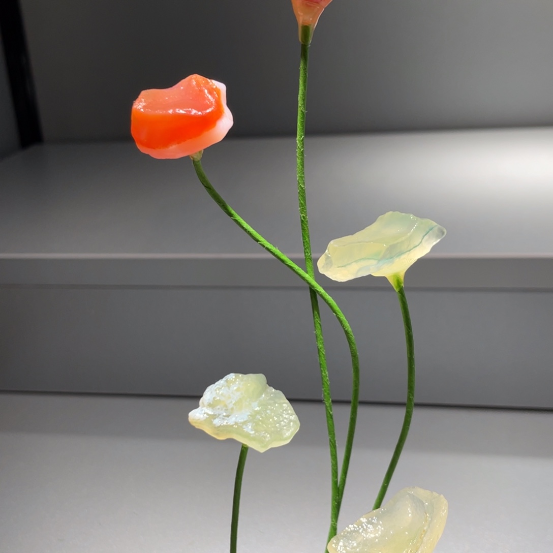 喜***新石材阿拉善荷花小品组合