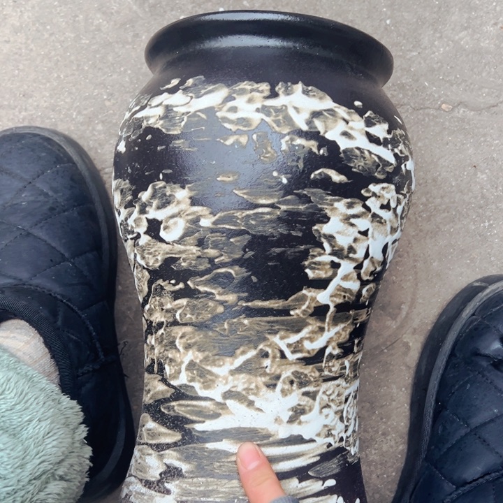 紫砂花盆高约29口约15