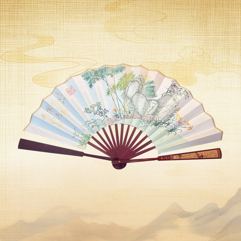 葛溪月老师展览代表作品—《幽篁雅石》