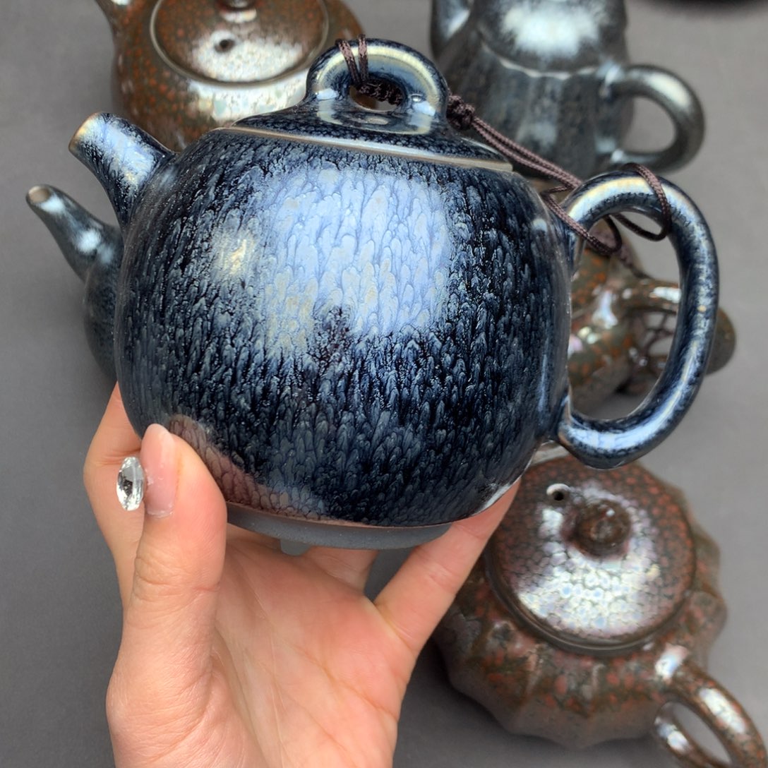 茶盏建盏铁胎茶壶原矿