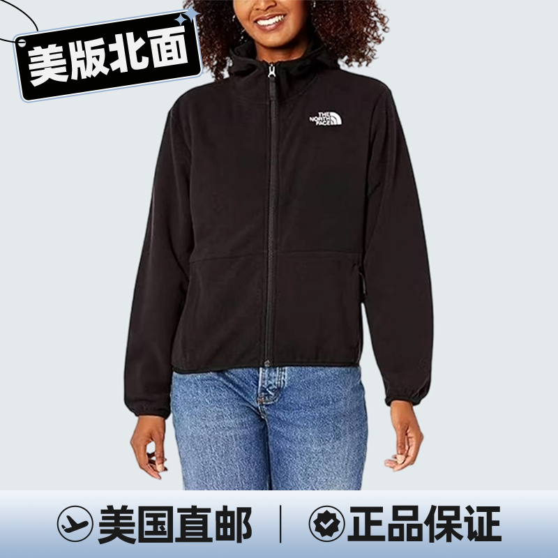 THE NORTH FACE/北面女款ANCHOR BLACK连帽抓绒衣NF0A87RC-4H0