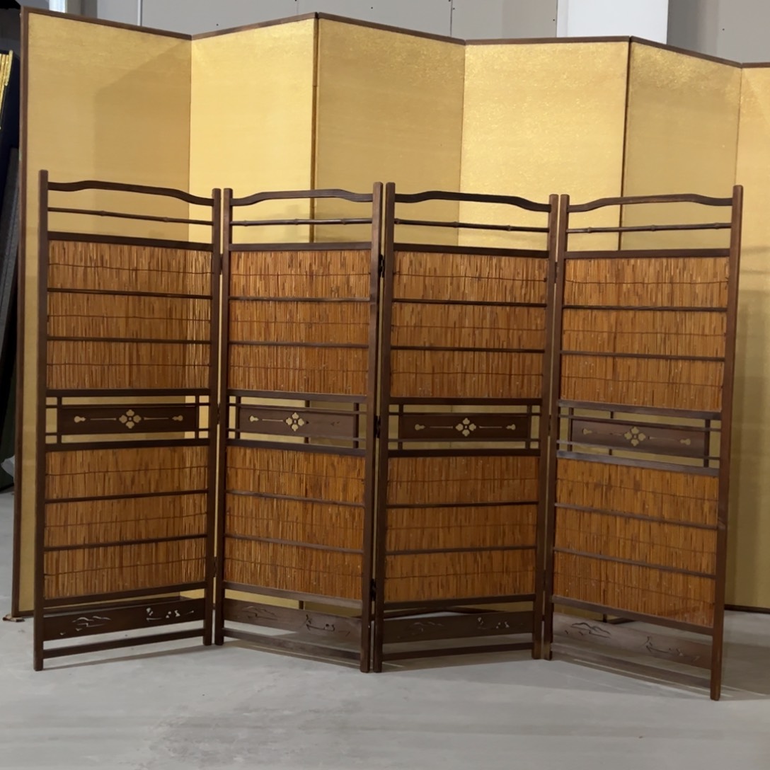 绘画屏风框画油画版画日本回流