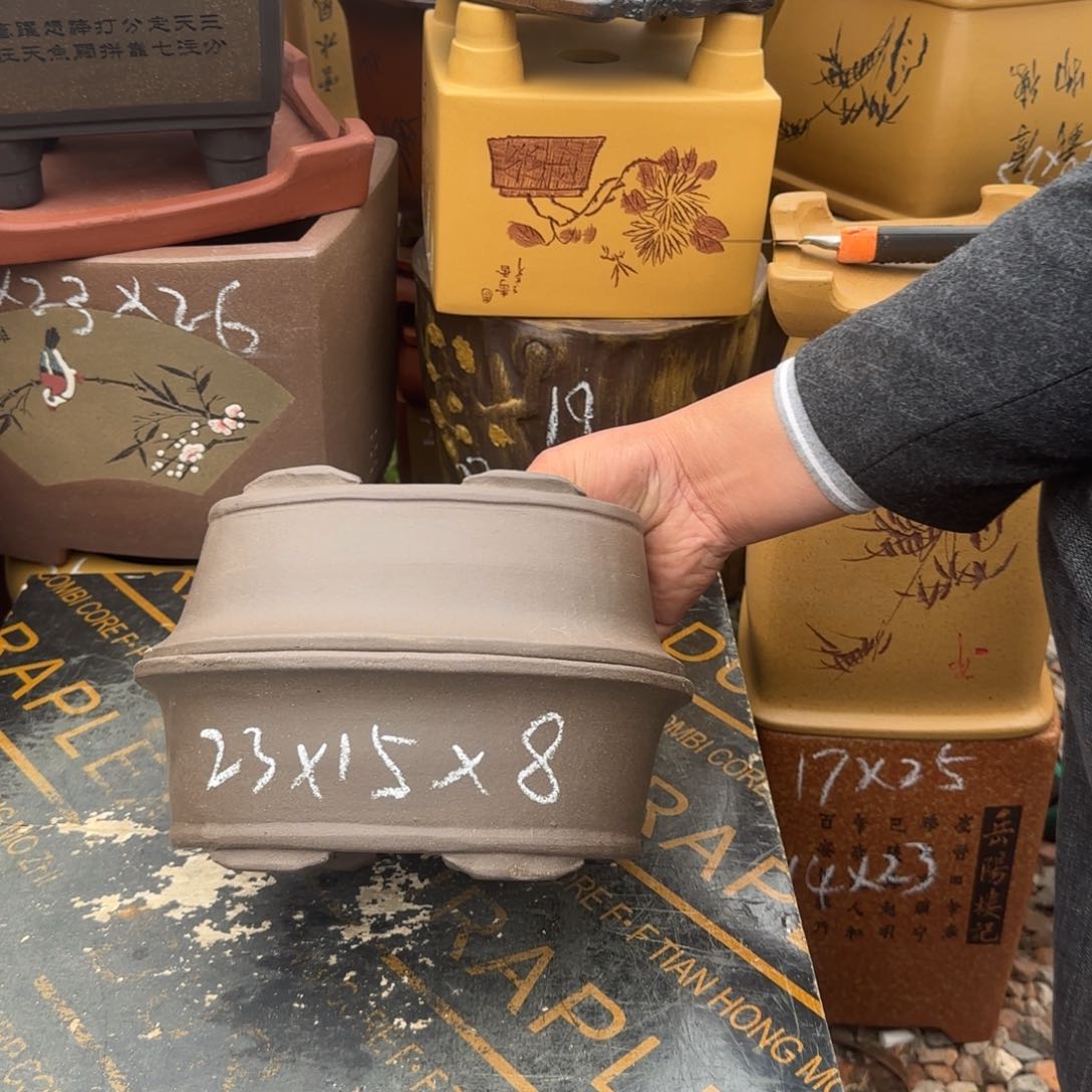 紫砂花盆盆景盆栽瑕疵