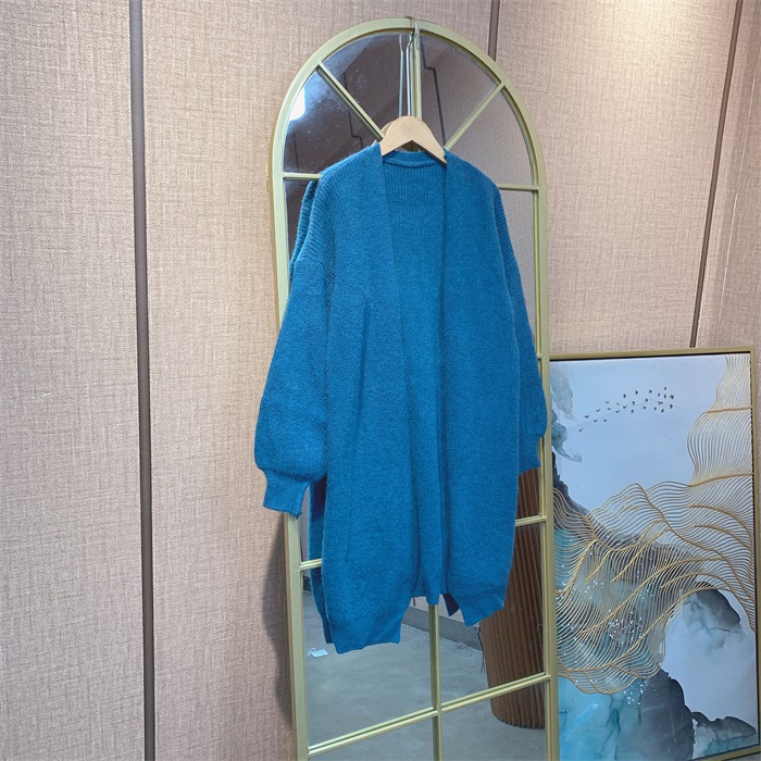 WW446蓝色孕妇针织衣90-120