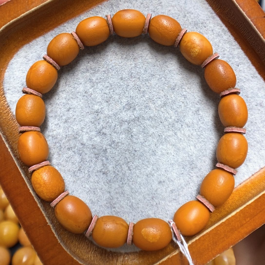 蜜蜡手链未镶嵌蜜蜡