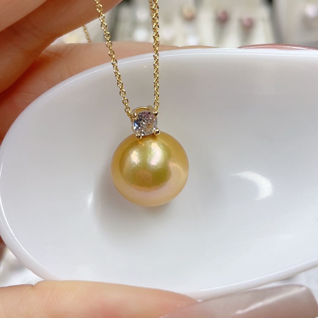 淡水珍珠合金吊坠(赠链)