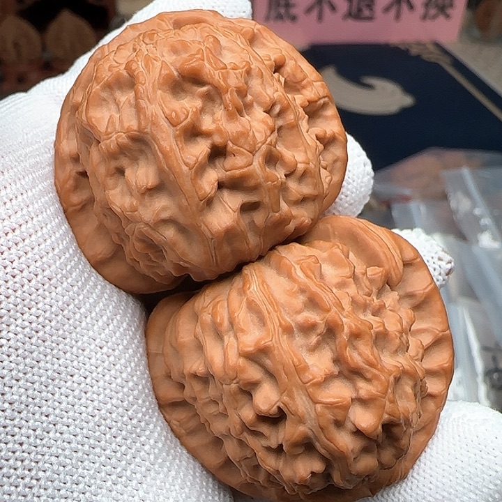 文玩核桃吊坠全品42白狮子