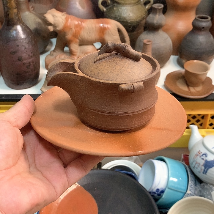 陶瓷材料宝瓶一套