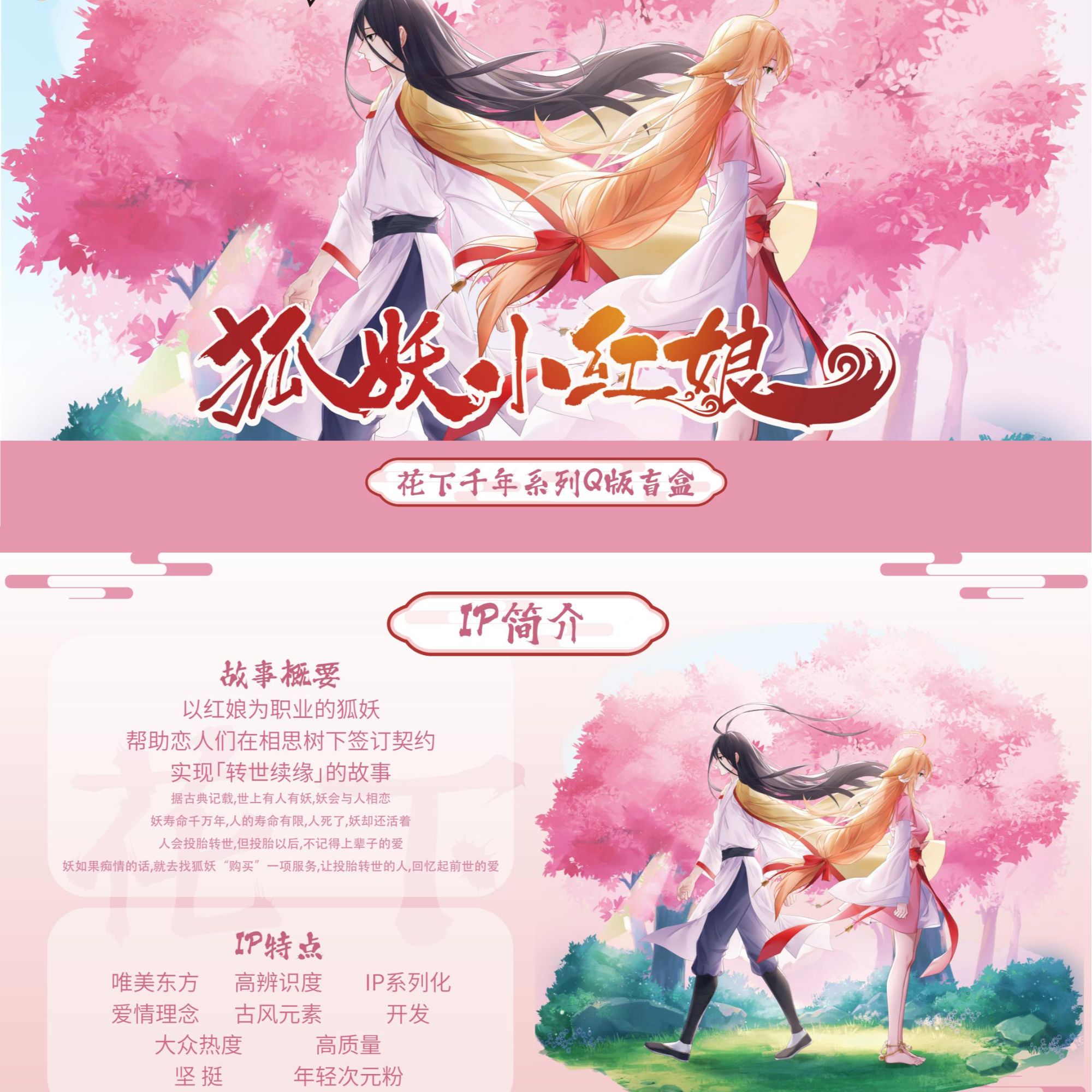 稚顽×狐妖小红娘·花下千年系列盲盒