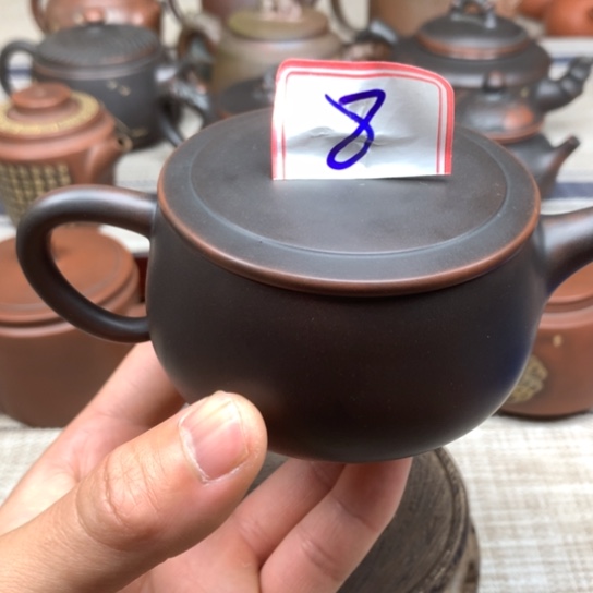 壶微瑕 黑色汉瓦 170多毫升