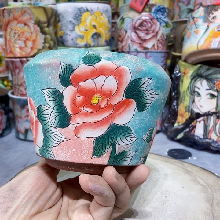 景德镇艺术手绘作品