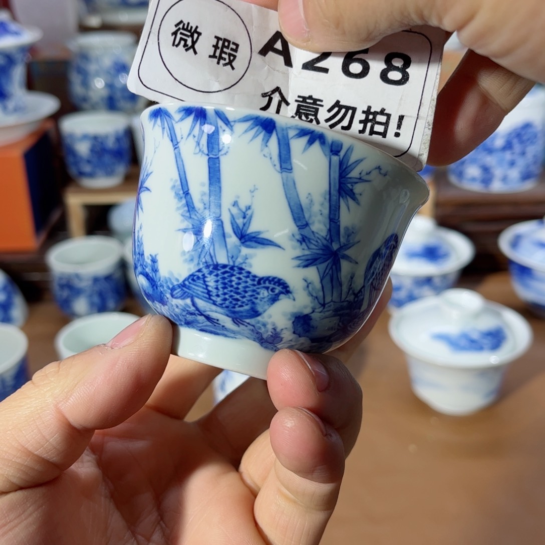 杯子手工手工绘陶瓷，