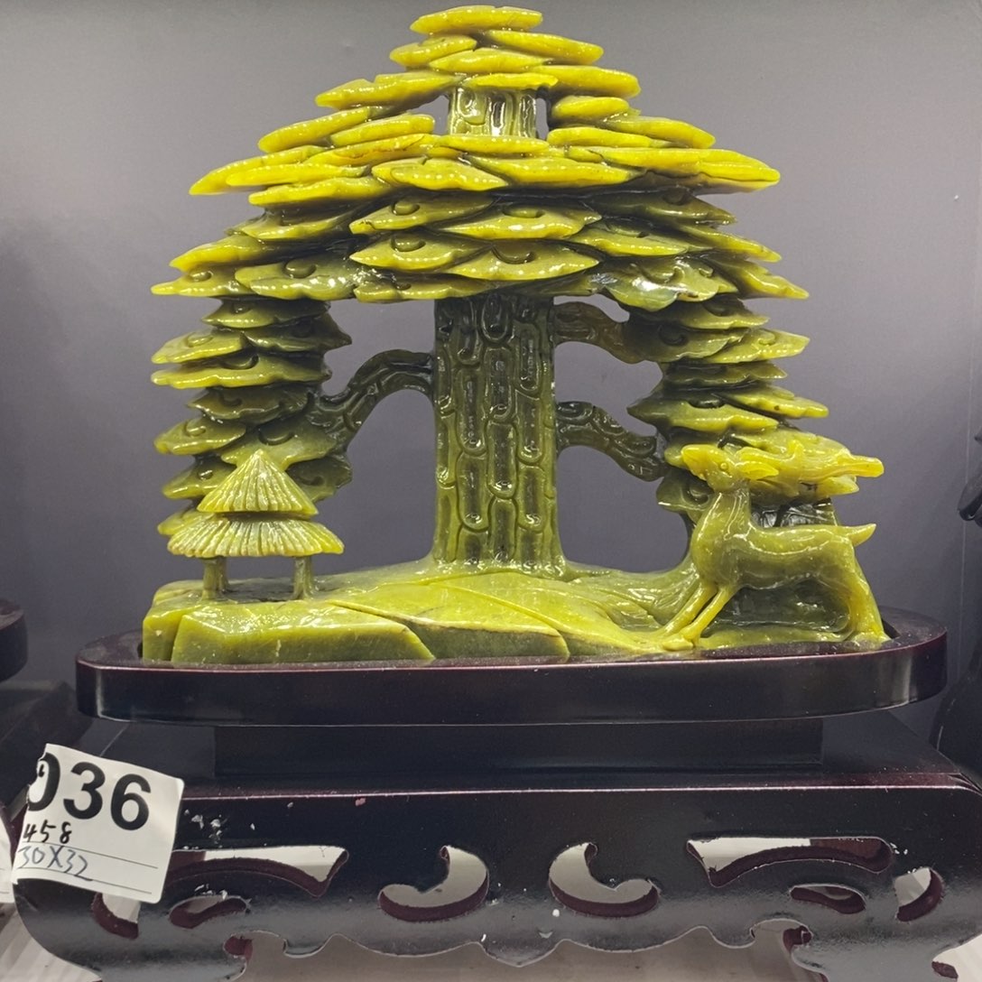【闪购商品】蛇纹石玉（覆膜）珠宝奇石未镶嵌