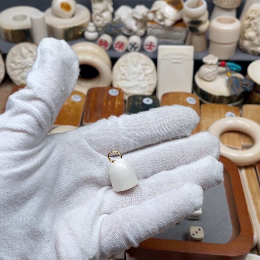 边***亮猛犸象牙手串/手链/手镯