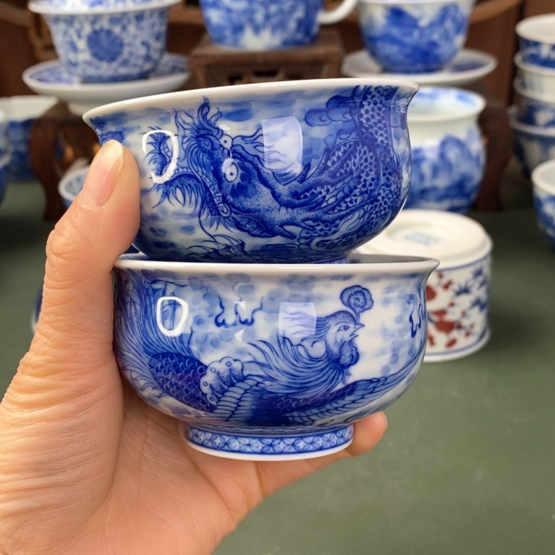 杯景德镇陶瓷手工手绘