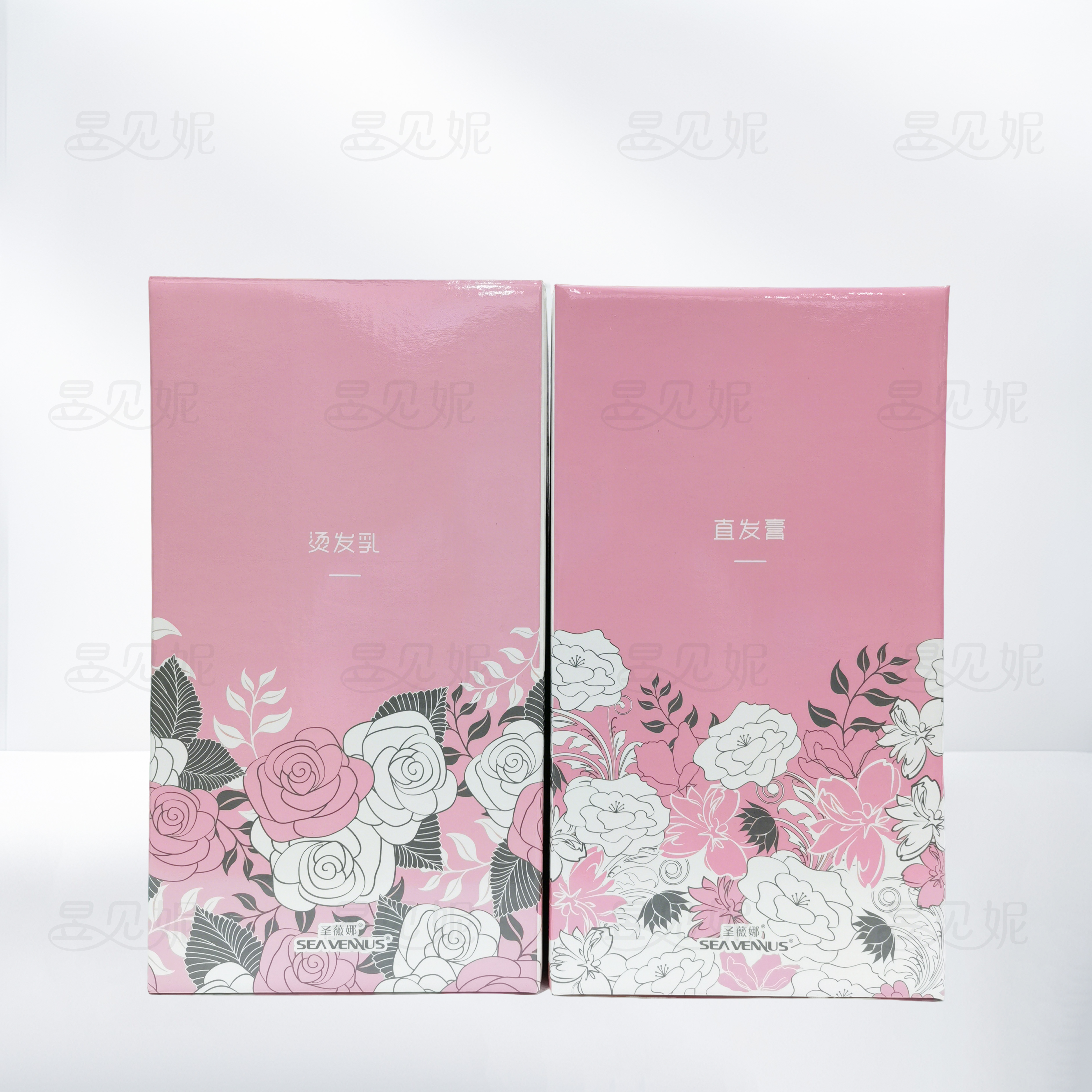 圣薇娜坠感直发膏塑型烫发乳哈密瓜果香烫发乳直发蔷薇陶瓷离子烫