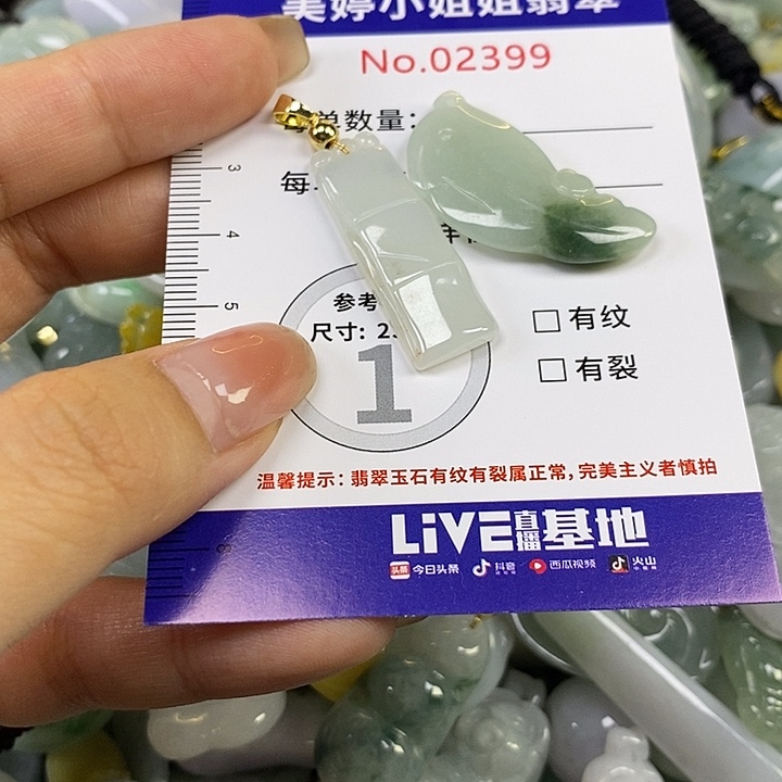 翡翠未镶嵌颈饰翡翠