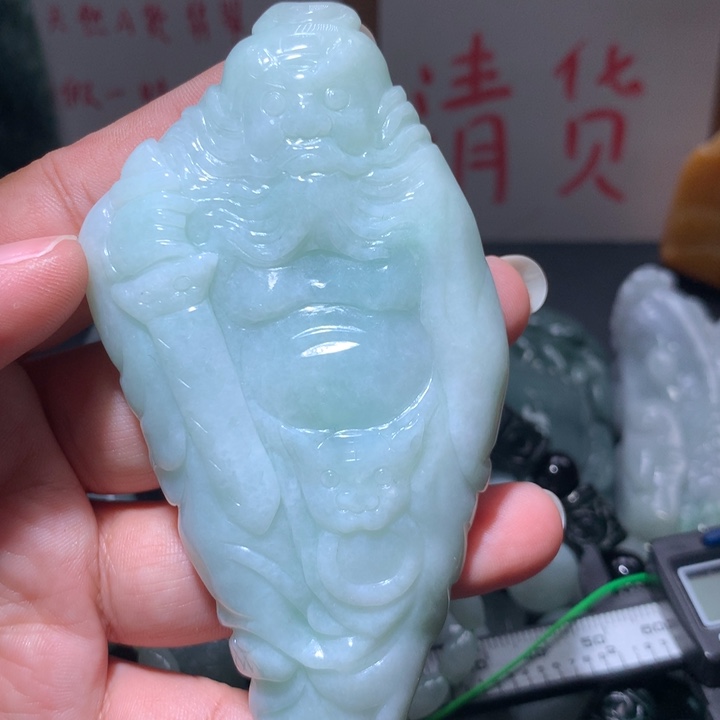 翡翠未镶嵌颈饰保真天然A货翡翠