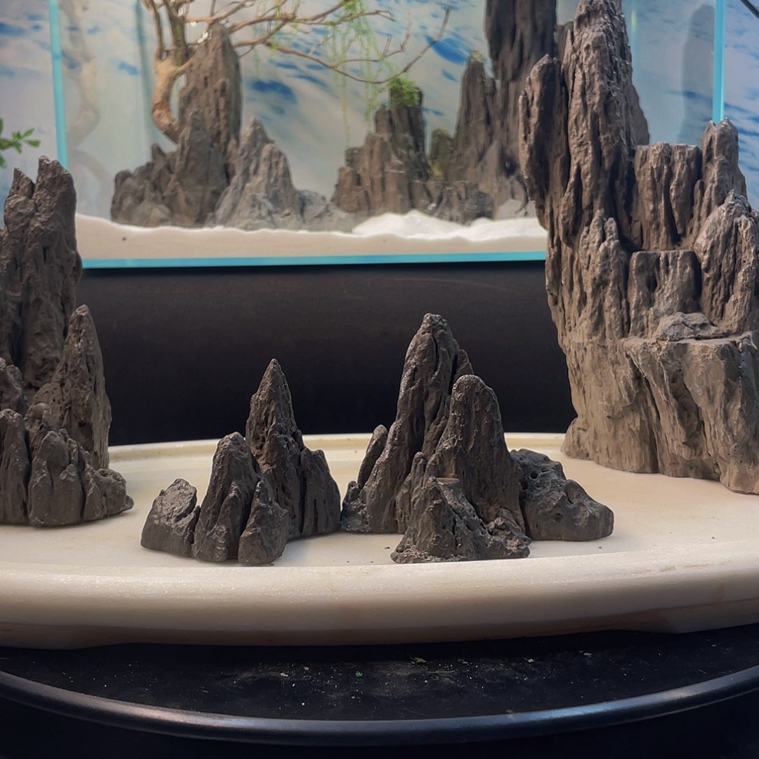 盆景鱼缸造景造景